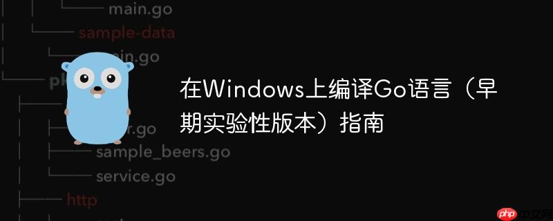 在Windows上编译Go语言(早期实验性版本)指南
