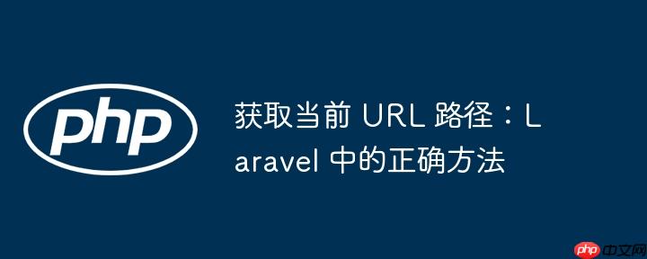 获取当前 url 路径:laravel 中的正确方法