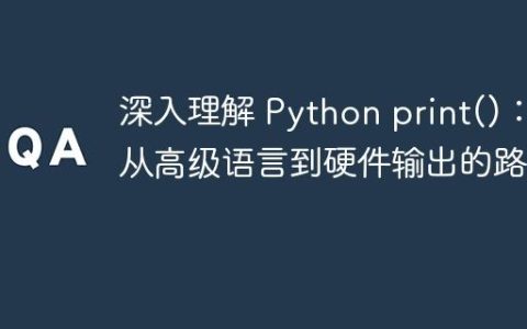 深入理解 Python print()：从高级语言到硬件输出的路径