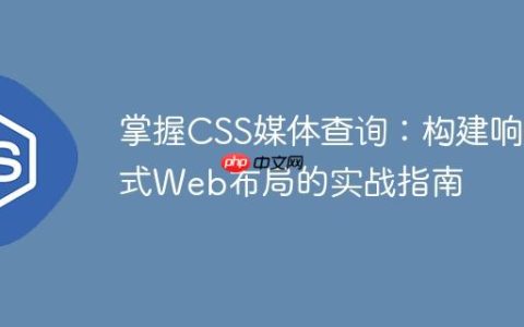 掌握CSS媒体查询：构建响应式Web布局的实战指南