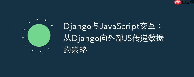 Django与JavaScript交互:从Django向外部JS传递数据的策略
