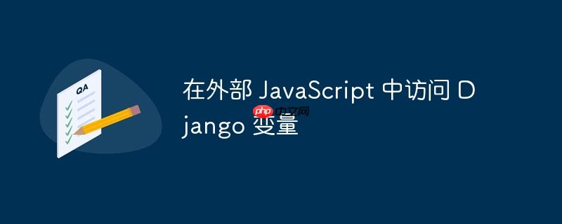 在外部 javascript 中访问 django 变量
