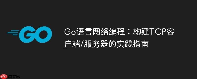 go语言网络编程:构建tcp客户端/服务器的实践指南
