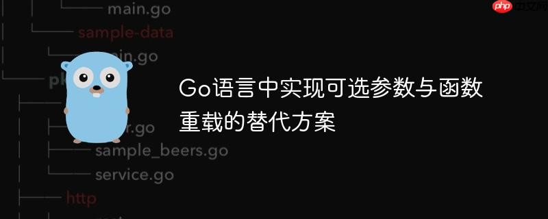 Go语言中实现可选参数与函数重载的替代方案
