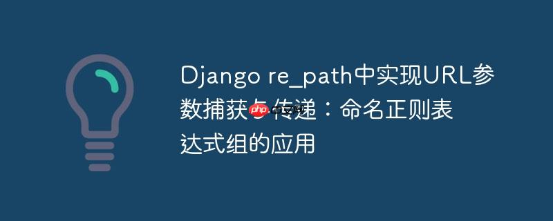 Django re_path中实现URL参数捕获与传递:命名正则表达式组的应用