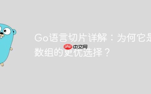 Go语言切片详解：为何它是数组的更优选择？