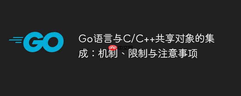 Go语言与C/C++共享对象的集成:机制、限制与注意事项