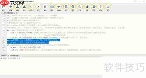 Python异常处理:实例解读与应用技巧