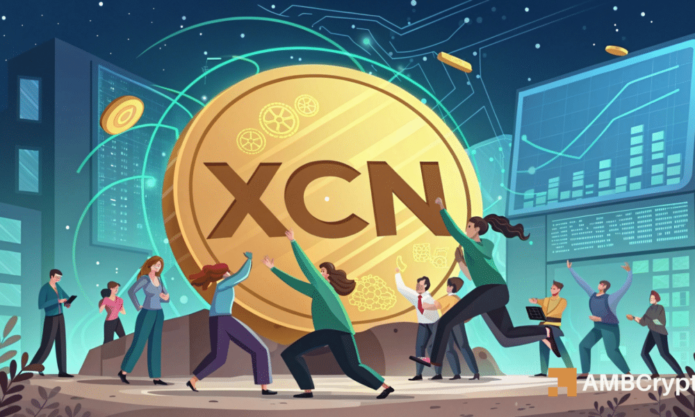鲸鱼、黑曜石币(XCN)价格:大规模突破即将到来?