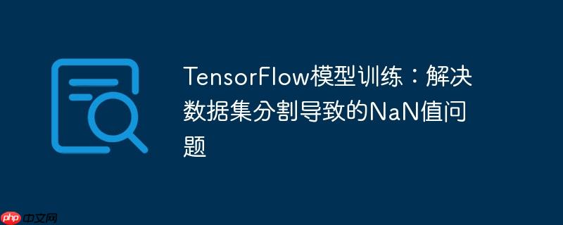 tensorflow模型训练:解决数据集分割导致的nan值问题