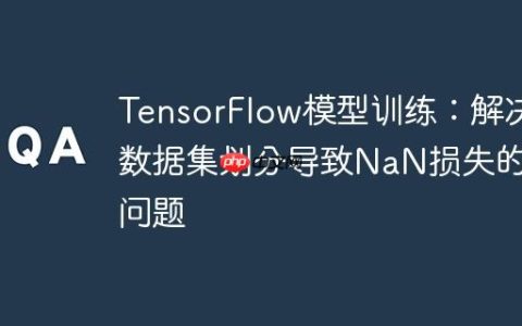 TensorFlow模型训练：解决数据集划分导致NaN损失的问题