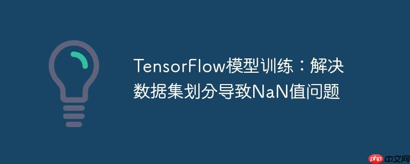 tensorflow模型训练:解决数据集划分导致nan值问题