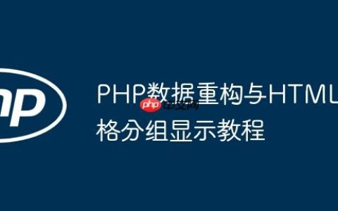 PHP数据重构与HTML表格分组显示教程