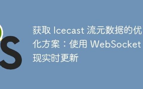 获取 Icecast 流元数据的优化方案：使用 WebSocket 实现实时更新