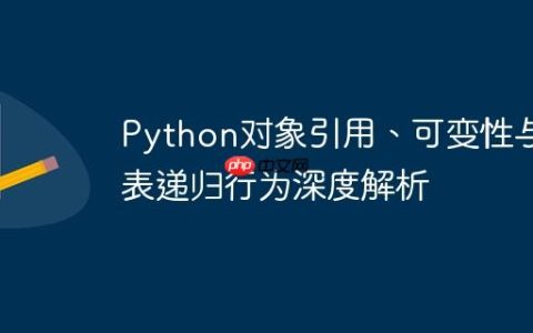 Python对象引用、可变性与列表递归行为深度解析