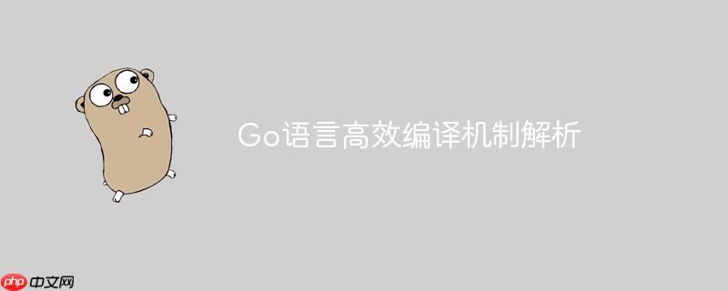 go语言高效编译机制解析