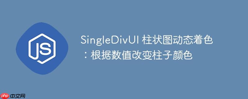 SingleDivUI 柱状图动态着色:根据数值改变柱子颜色