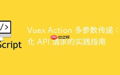 Vuex Action 多参数传递：优化 API 请求的实践指南