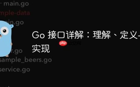 Go 接口详解：理解、定义与实现