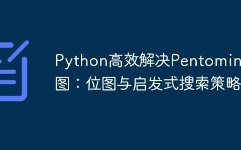 Python高效解决Pentomino拼图：位图与启发式搜索策略