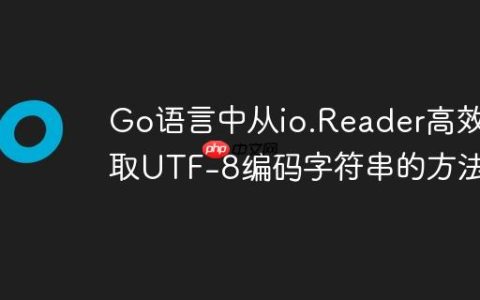 Go语言中从io.Reader高效读取UTF-8编码字符串的方法