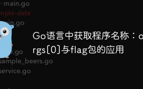 Go语言中获取程序名称：os.Args[0]与flag包的应用