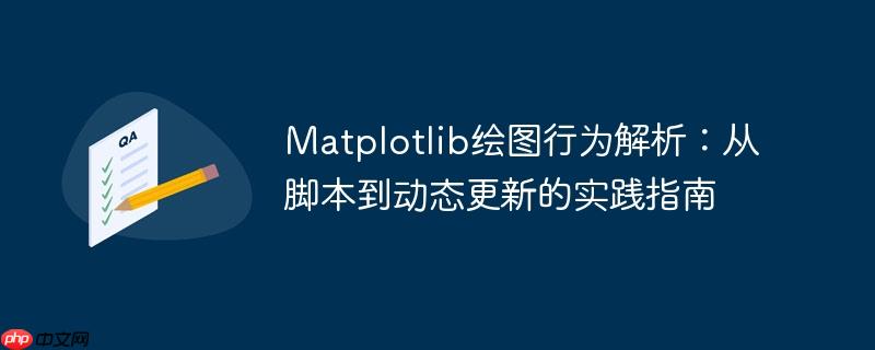 matplotlib绘图行为解析:从脚本到动态更新的实践指南