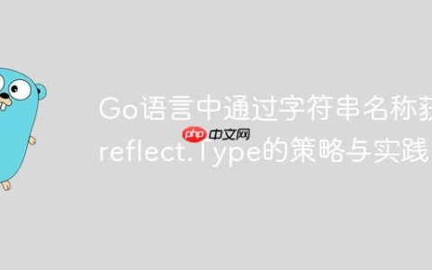 Go语言中通过字符串名称获取reflect.Type的策略与实践