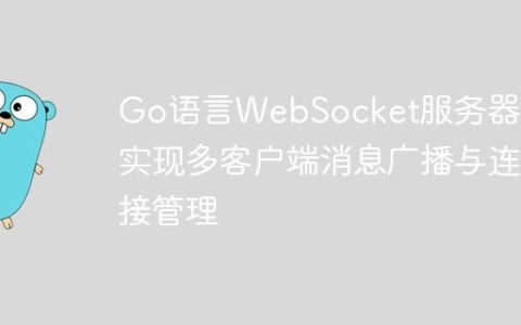 Go语言WebSocket服务器：实现多客户端消息广播与连接管理