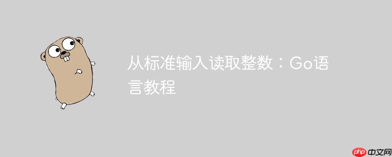 从标准输入读取整数：go语言教程