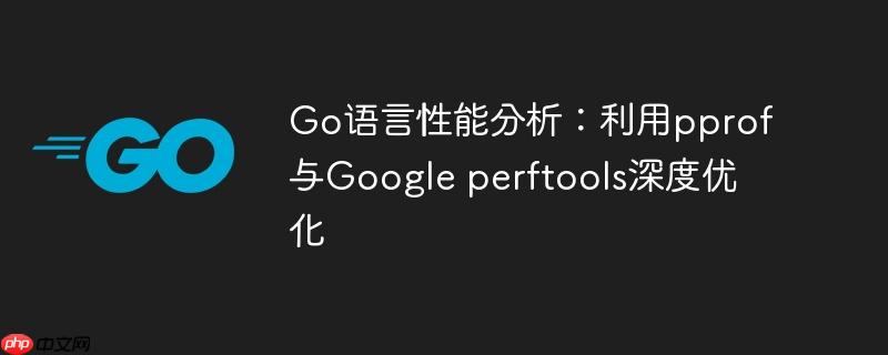 go语言性能分析:利用pprof与google perftools深度优化