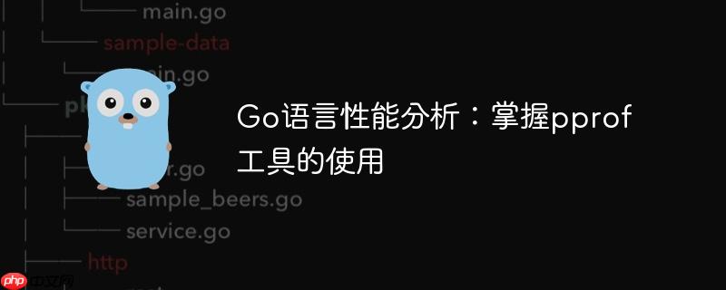 go语言性能分析:掌握pprof工具的使用