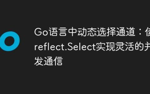 Go语言中动态选择通道：使用reflect.Select实现灵活的并发通信