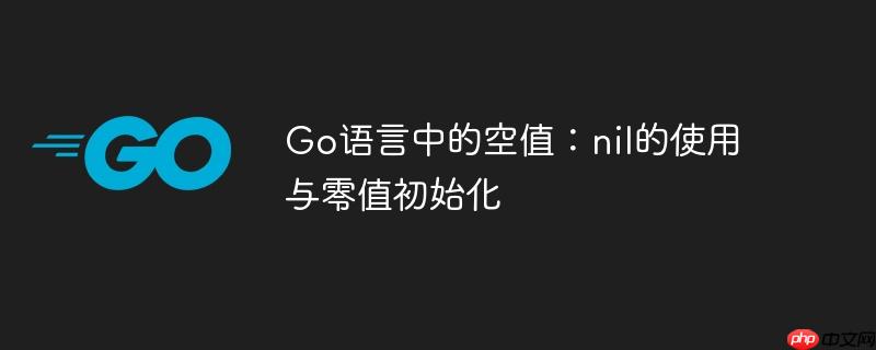 go语言中的空值：nil的使用与零值初始化