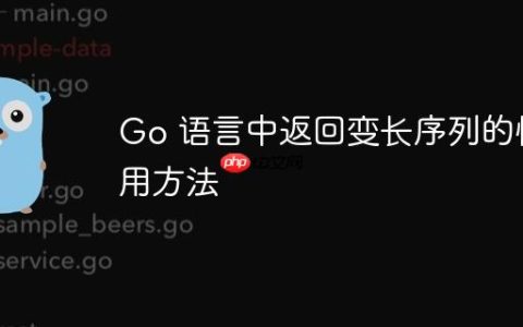 Go 语言中返回变长序列的惯用方法