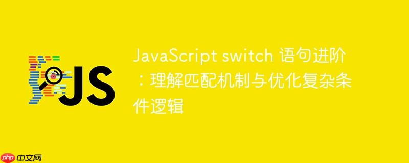 JavaScript switch 语句进阶:理解匹配机制与优化复杂条件逻辑