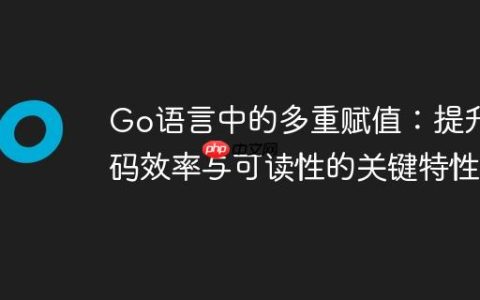 Go语言中的多重赋值：提升代码效率与可读性的关键特性