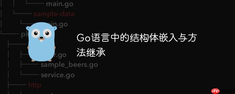 go语言中的结构体嵌入与方法继承