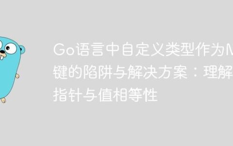 Go语言中自定义类型作为Map键的陷阱与解决方案：理解指针与值相等性