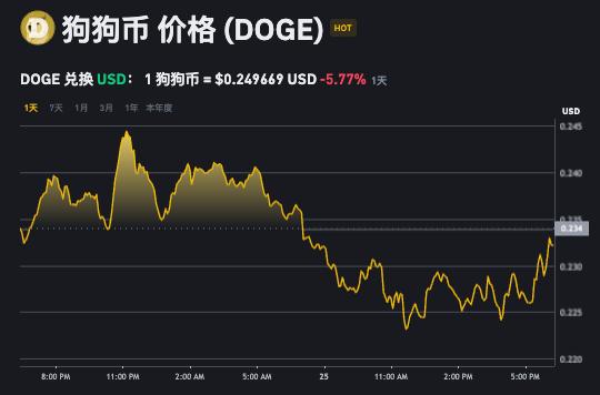 2025狗狗币还会暴涨吗?狗狗币十年价格图表一览 - 创想鸟