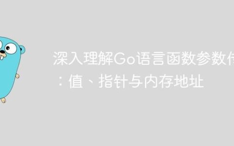 深入理解Go语言函数参数传递：值、指针与内存地址