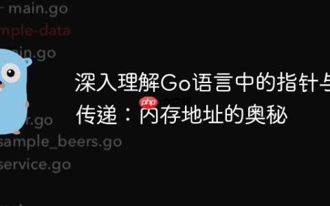 深入理解Go语言中的指针与值传递：内存地址的奥秘