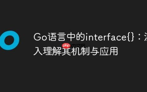 Go语言中的interface{}：深入理解其机制与应用