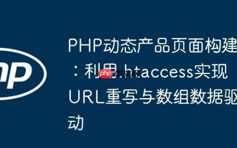 PHP动态产品页面构建：利用.htaccess实现URL重写与数组数据驱动