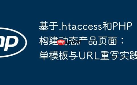 基于.htaccess和PHP构建动态产品页面：单模板与URL重写实践