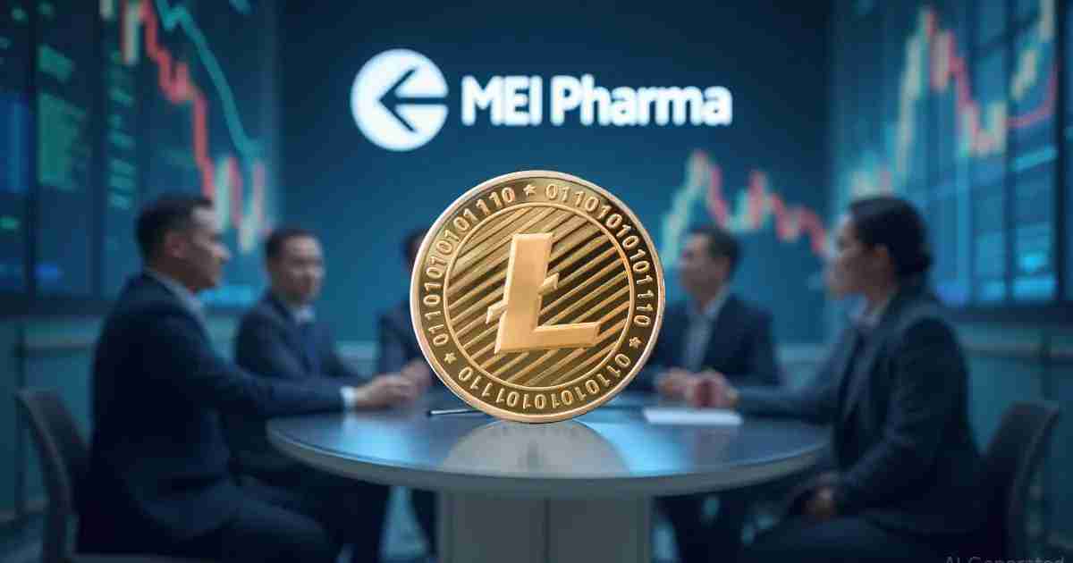 莱特币储备公司来了! MEI Pharma砸1亿镁投资,LTC创办人前进董事会
