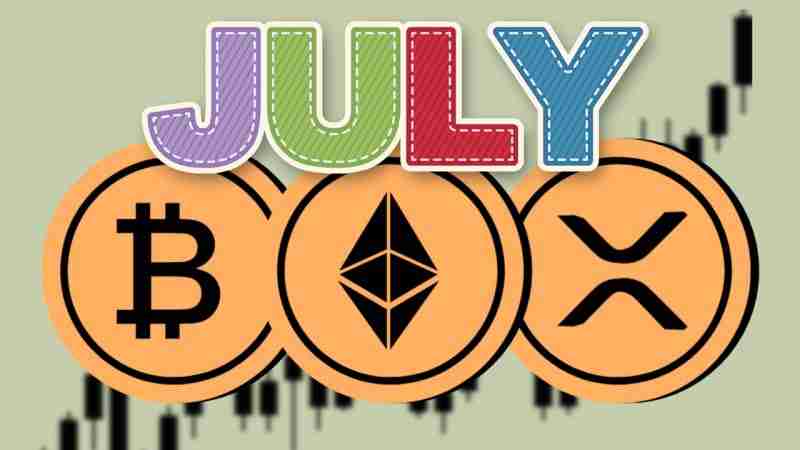 7月哪个加密货币会独领群雄?比特币、以太坊还是XRP脱颖而出?