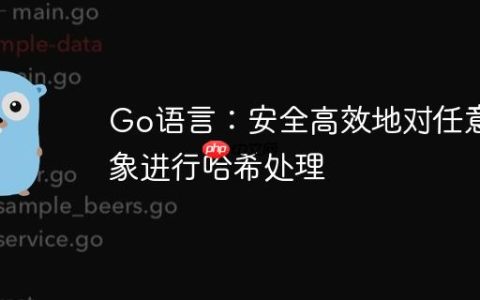 Go语言：安全高效地对任意对象进行哈希处理