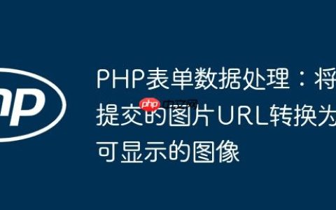 PHP表单数据处理：将提交的图片URL转换为可显示的图像