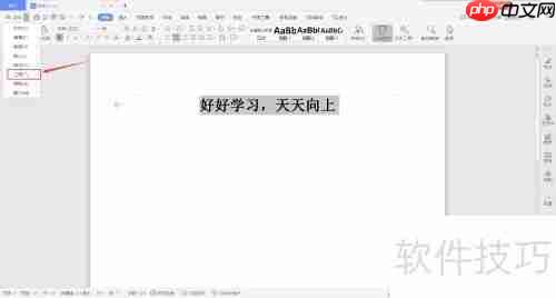 WPS文字繁体字转换方法